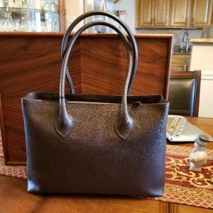 Furla Brown Leather Tote with Dust Bag